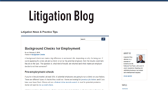 Desktop Screenshot of calitigationblog.com